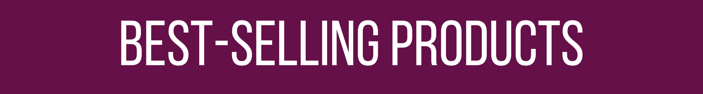 Best selling products